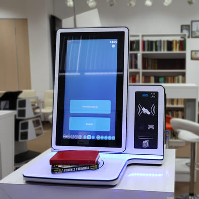 Станция самостоятельной книговыдачи (Вертикальная) UniBook MINI HF/UHF